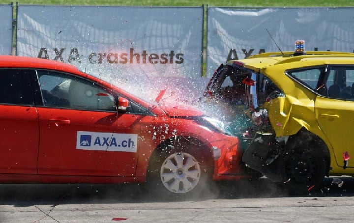 two-car accidents with each other